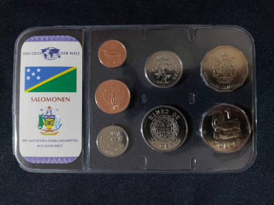 Seria completata monede - Insulele Solomon 2005 , 7 monede foto