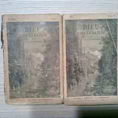 DIEU DANS LA NATURE - 2 Vol. - Camille Flammarion - 1925 (?), 236+550 p.