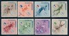 REPUBLICA DOMINICANA, SPORT MELBOURNE - SERIE COMPLETĂ MNH, Nestampilat