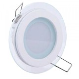 Spot LED Rotund Rama Transparenta 105mm 5W/6500K/250lm SPN DL73S03