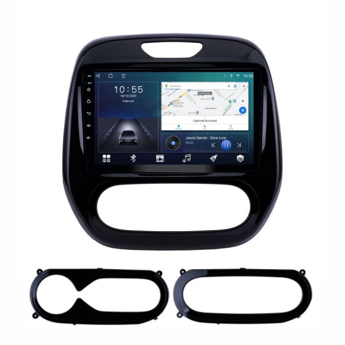 Navigatie dedicata cu Android Renault Captur I 2013 - 2020, 2GB RAM, Radio GPS