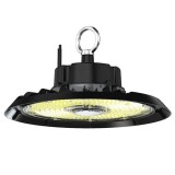 Corp iluminat LED industrial UFO Highbay V-TAC,100W,4000K alb neutru,15500lm,eficienta 155lm/W,cip SMD CREE,unghi 90,IP65,IK06,carcasa aluminiu neagra