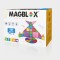 Set magnetic Magblox - 101 piese magnetice de constructie transparente