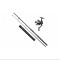 Set complet cu lanseta spinning 2,4 m fibra de compozit si mulineta