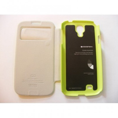 Husa Mercury EasyView Samsung Galaxy S4 I9505 Lime Blister foto