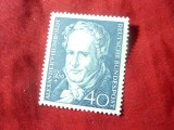 Serie 1 valoare RFG 1959 - Personalitati - Al. Humboldt