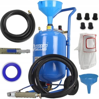 Statie de sablare profesionala cu nisip mobila 19L MXM80590R foto