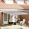 vidaXL Cortina Retractabilă 400 &times; 350 cm Gri deschis 3330801