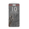 Set 10 Creioane Grafit Nassau Fine Art, Tarii HB, H, 2B, 4B, 5B, 6B, Cutie Metal, Desen, Schita, Arta