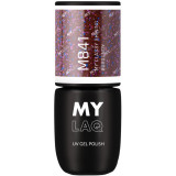 MYLAQ UV Gel Polish lac de unghii sub forma de gel culoare My Classy Shining Burgundy 5 ml