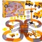Set educativ constructie cu 2 poduri, macara si masinute, 273 piese, MalPlay 110484