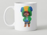 Cana alba personalizata BrawlStars Leon, INOVATIX&reg;. 330ml