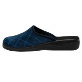 Papuci de casa dama, din textil, marca Inblu, CA12-004-42-89, bleumarin, 36 - 38