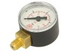 Manometru PNEUMAT 110.33-KD, 0-4 bar, 40mm, Conexiune G1/8, Clasa 1.6, Plastic