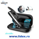 Casca Bluetooth Wireless Business PRO, Bluetooth 5.4, Sunet HD, Eliminare Zgomot, Autonomie 52h, Microfon Dual ENC, Convorbiri Clare, Control Tactil,