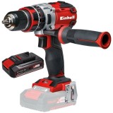Einhell TE-CD 18 Li-i PXC - Masina de gaurit si insurubat cu percutie 60 Nm motor fara perii + Acumulator Li-Ion 18 V 2.5 Ah