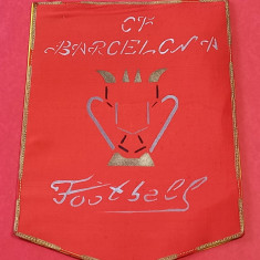 Fanion (model vechi) fotbal - CF BARCELONA (Spania)