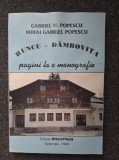 RUNCU - DAMBOVITA. PAGINI LA O MONOGRAFIE - Popescu