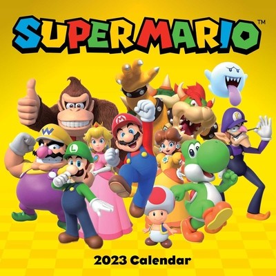 Super Mario 2023 Wall Calendar foto