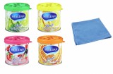 Mix 4 odorizante My Shaldan - Lime , Lemon , Mixed Berry , Orange si Laveta Microfibra