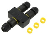Conector Alimentare AC IP68 Negru SHENZHEN GREENWAY M684Y.3P.4-11MM
