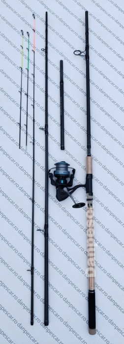 SET FEEDER Lanseta Harrier EXTENSION de la 3.60m la 3.90m cu Mulinetă PF6500