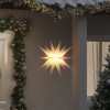 VidaXL Lumini de Crăciun cu LED-uri, 3 buc., alb, 57 cm, pliabil 3190442