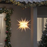 vidaXL Lumini de Crăciun cu LED-uri, 3 buc., alb, 57 cm, pliabil