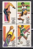 SUA 1983 - Jocurile Olimpice - Los Angeles, Bloc de 4, PA, MNH