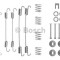 Set accesorii, sabot de frana DACIA DOKKER Express (2012 - 2016) BOSCH 1 987 475 253
