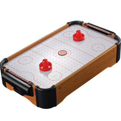 Masa Air-Hockey Flippy, 51 x 31.5 x 9.5 cm, bara pentru punctaj, material ABS, maro foto