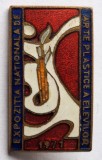 Expozitia nationala de arte plastice al elevilor - insigna 1971 - Pionieri