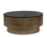 Cumpara ieftin Masuta mdf lemn mango auriu negru Virat 90x40 cm