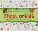 Cumpara ieftin Micul artist. Animale salbatice. Creaturi marine. Dinozauri. Invata sa desenezi si sa colorezi/***