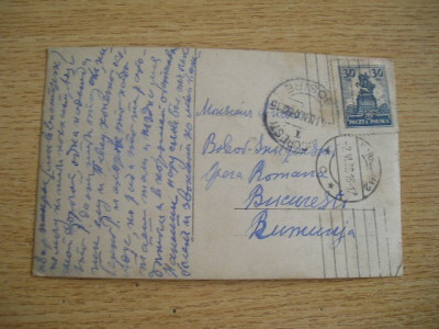 D11 - Carte postala - straina - Polonia - circulata la Bucuresti la 1932 foto