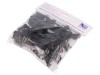 PAWBOL Clips Curea Negru 100mm Cantitate 25buc Diametru Max Cablu 30mm