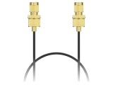 Cablu SMA tată dublu negru drept cu garnitură GCT CAB613RF-0304-1