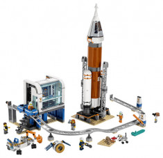 Lego Racheta Spatiala Si Centrul De Comanda Al Lansarii foto