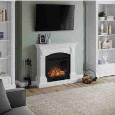 Magna Pure White semineu electric alb 3D ultra modern portabil