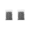 Set 200 bile metalice pentru airsoft si prastie 8 mm, argintiu