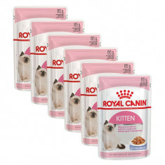 Royal Canin KITTEN Instinctive in Jelly 6 x 85 g - hrana cu jeleu in ambalaj de aluminiu foto