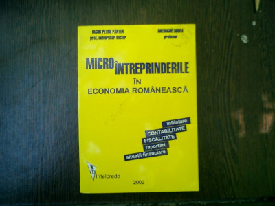 Microintreprinderile in economia romaneasca - Iacob Petru Pantea, Gheorghe Bodea foto