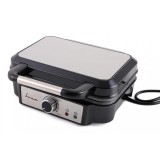Cumpara ieftin Aparat de facut gofre/vafe Fram, 1000W, capacitate 2 gofre, placi fixe cu invelis antiaderent