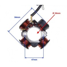 Magnetou Stator Scuter Suzuki 5 Fire
