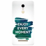 Husa silicon pentru Xiaomi Remdi Note 3, Enjoy Every Moment Motivational