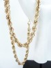 Lant argint xxl unisex aurit vintage
