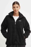 Fila geaca Oacala femei, culoarea negru, de tranzitie, FAW0795