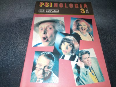 REVISTA PSIHOLOGIA NR 3 1997 foto