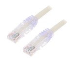 Patch cord alb 1m U/UTP Cat6 LSZH 24AWG