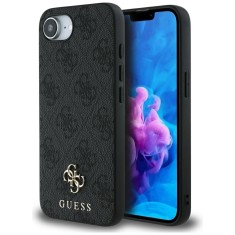 Husa originala Guess iPhone 16e Hardcase 4G Classic MagSafe, negru, GUHMPSE4P4SM4MK foto